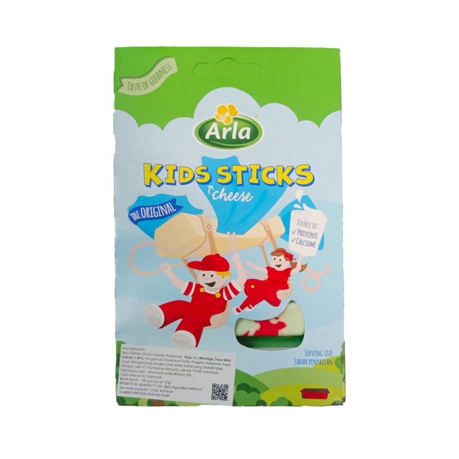Arla Cheese Kids Stick 6x18gr 108gram
