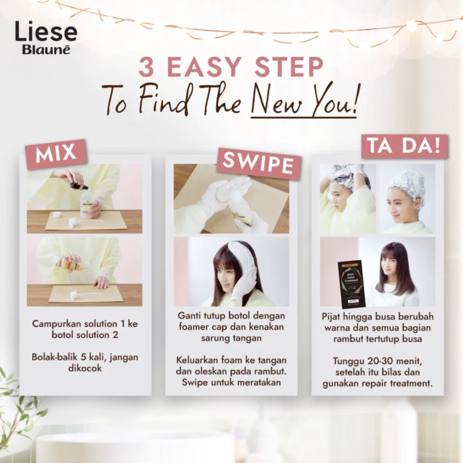 Liese Creamy Bubble Color Mint Ash Hair Color 34ml