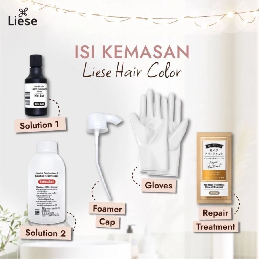 Liese Creamy Bubble Color Rose Tea Brown Hair Color 34ml