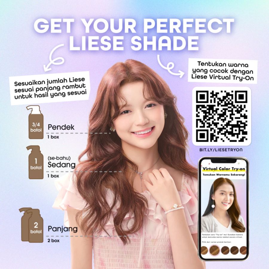 Liese Creamy Bubble Color Chestnut Brown Hair Color Box 34ml