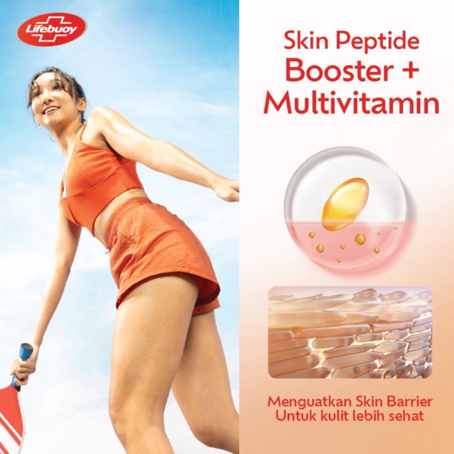 Lifebuoy Lemon Fresh Anti Bacterial Body Wash Pouch 380ml