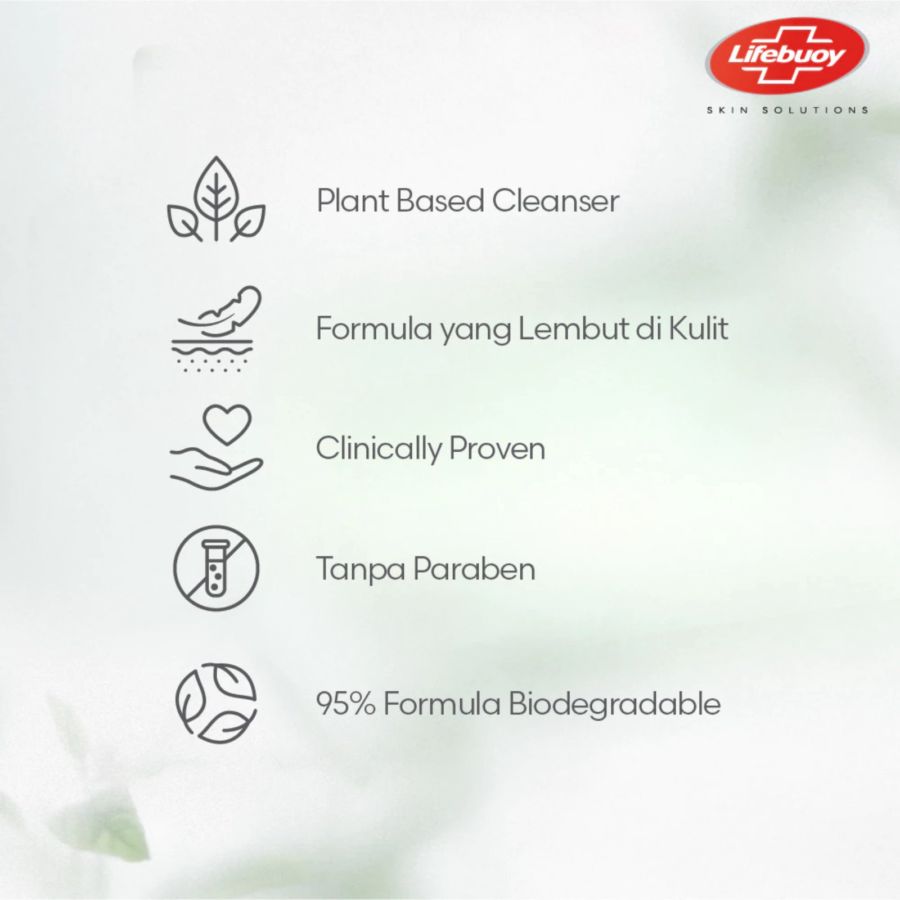 Lifebuoy Japanese Shiso Healty Glow Anti Bacterial Body Wash Pouch 800ml