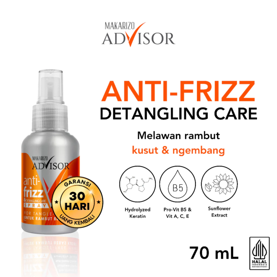 Makarizo Advisor Anti Frizz & Detangling Care Spray 70ml