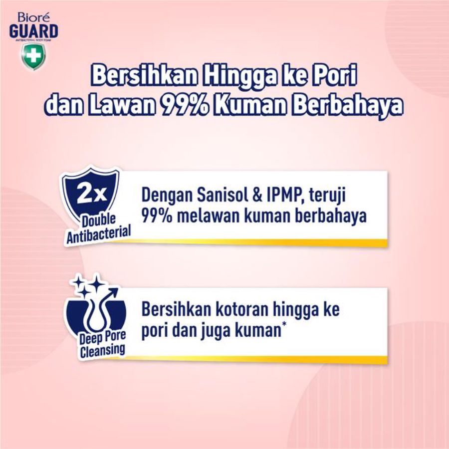 Biore Guard Active Antibacterial Body Foam Refill 800ml