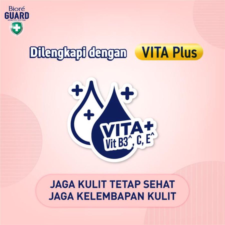 Biore Guard Body Foam Active Antibacterial Pouch 400ml