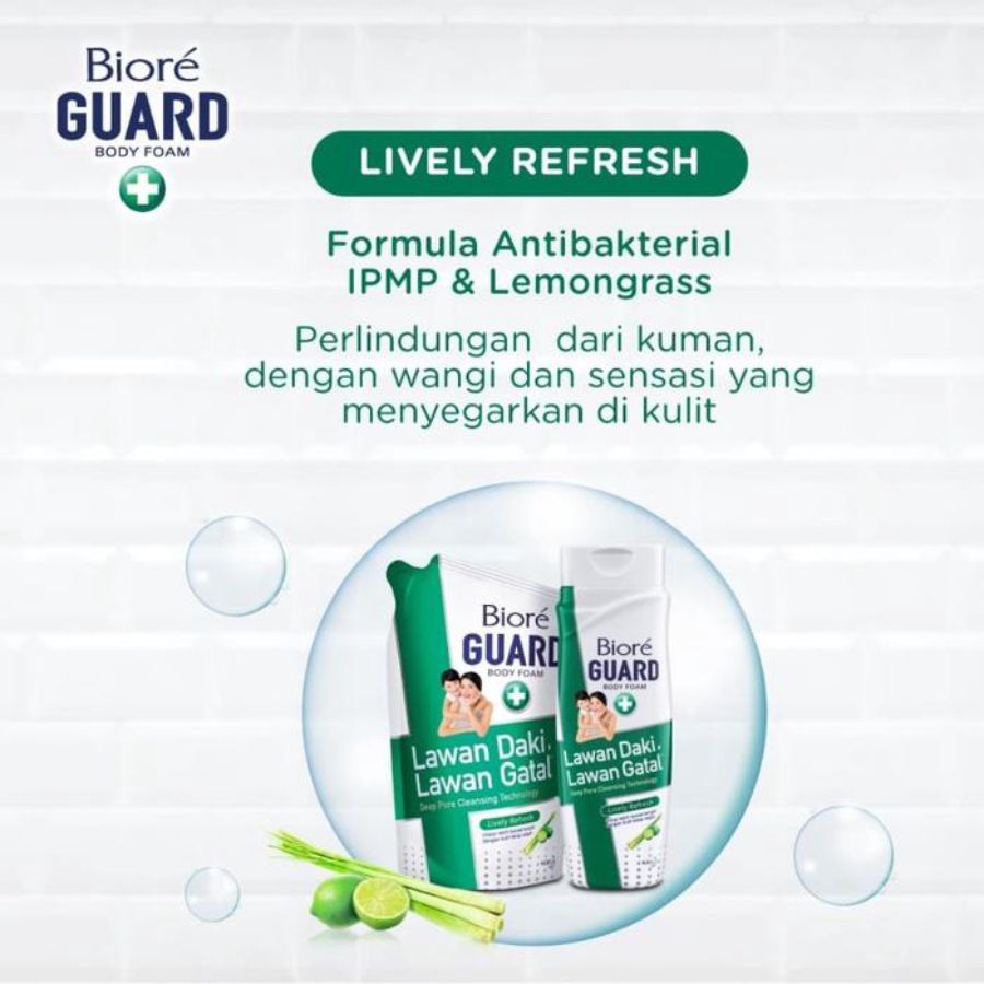 Biore Guard Body Foam Lively Refresh Pouch 800ml