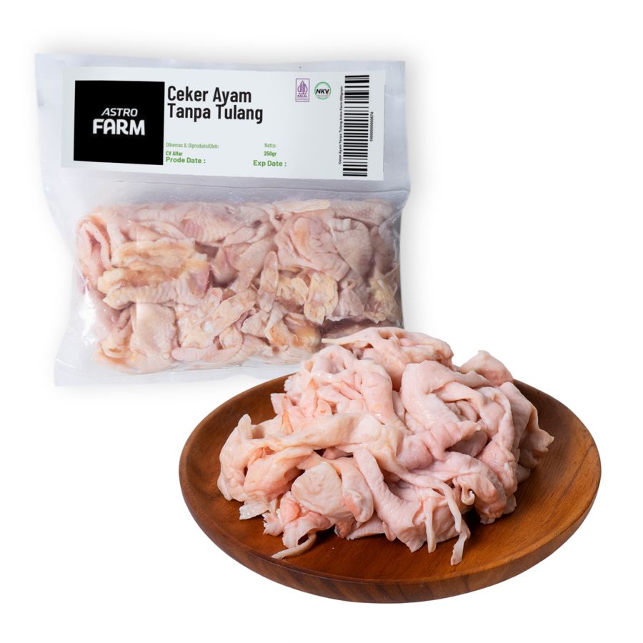 Ceker Ayam Tanpa Tulang Astro Farm 250gram