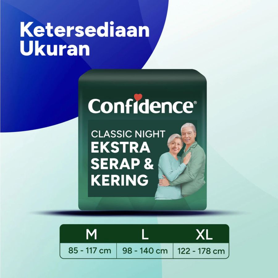 Confidence Popok Dewasa Perekat Classic Night L 7s 1pack