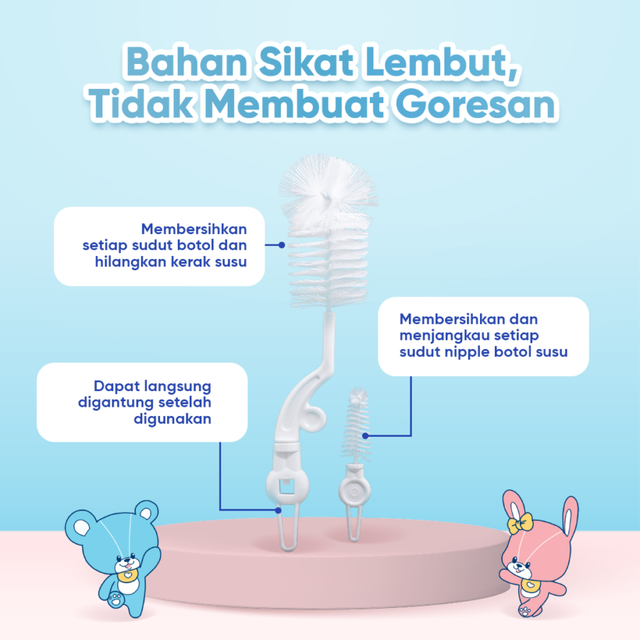 Cussons Baby Foldable Bottle Brush 1pack