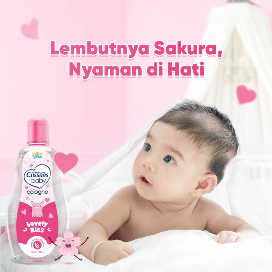 Cussons Baby Cologne Lovely Kiss 100ml