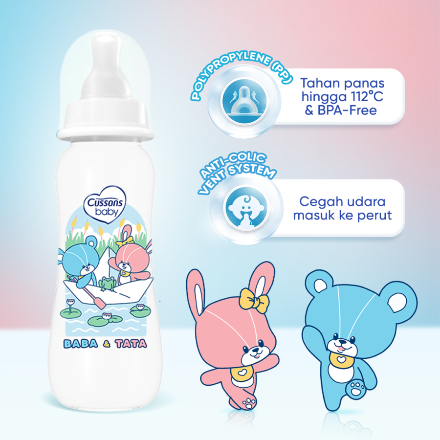 Cussons Baby Milk Bottle PP Anti Colic 250ml