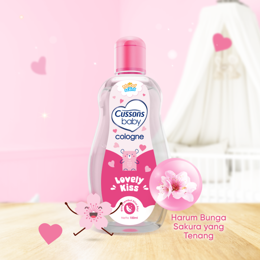 Cussons Baby Cologne Lovely Kiss 100ml