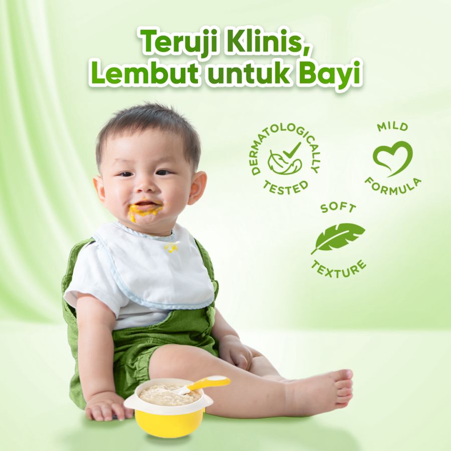 Cussons Baby Natural Refreshing Cucumber Extract Hand & Mouth Wipes 3pack