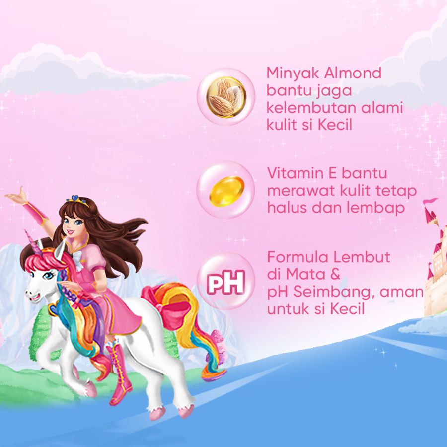 Cussons Kids Soft & Smooth Strawberry Kids Body Wash Pouch 250ml