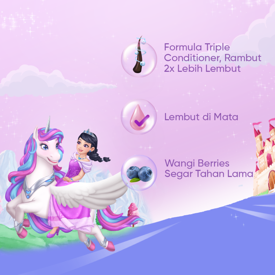 Cussons Kids 2in1 Black Shiny Shampoo & Conditioner 200ml