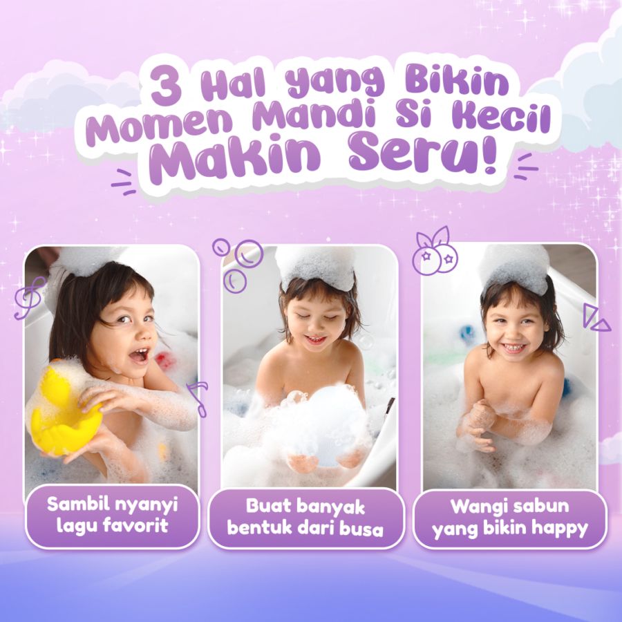 Cusson Kids Body Wash Unicorn Active & Nourish Kebersihan Bayi 250ml