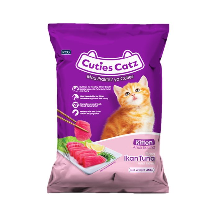 Cuties Catz Tuna Kitten Makanan Kucing Kering