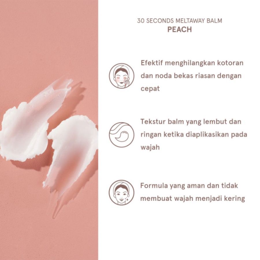 Dear Me Beauty Cleansing Balm - Meltaway Balm Peach 100 gr