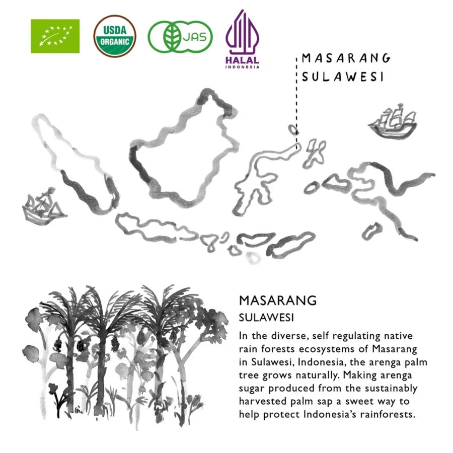 East Java & Co Organic Arenga Sugar 375gram