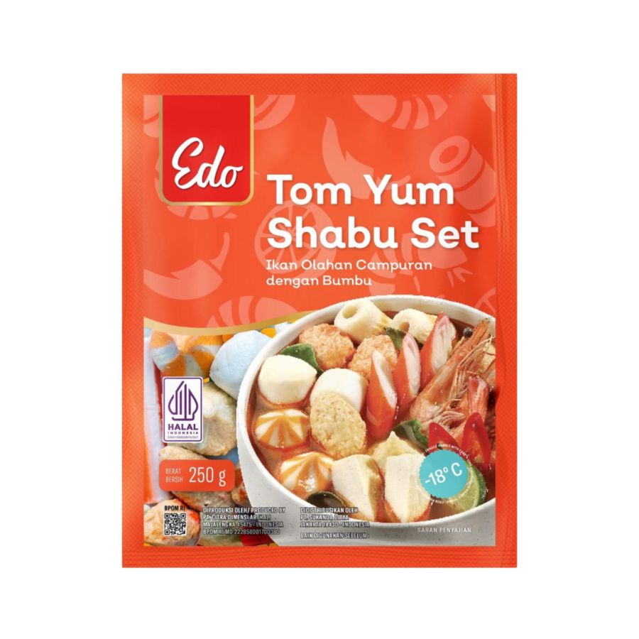 Edo Tom Yum Shabu Set 250 gram
