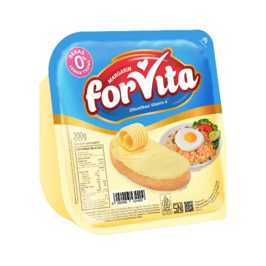 Forvita Margarin Tub 200gram