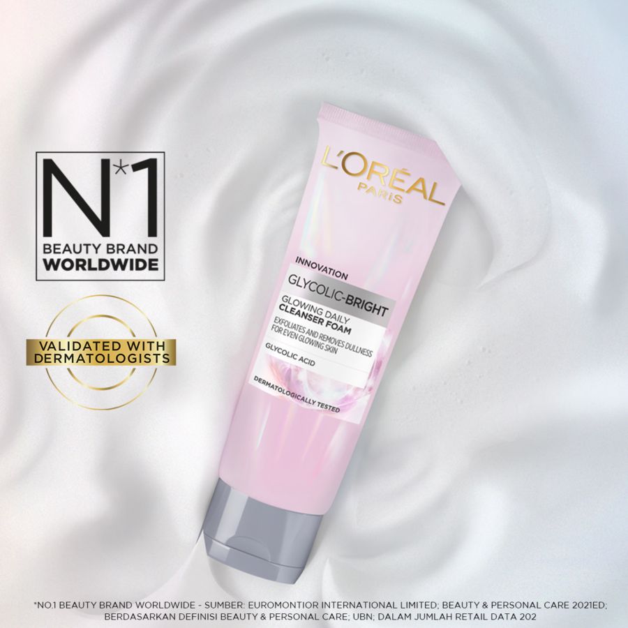 L'Oreal Paris Glycolic Bright Glowing Daily Cleanser Foam 50ml