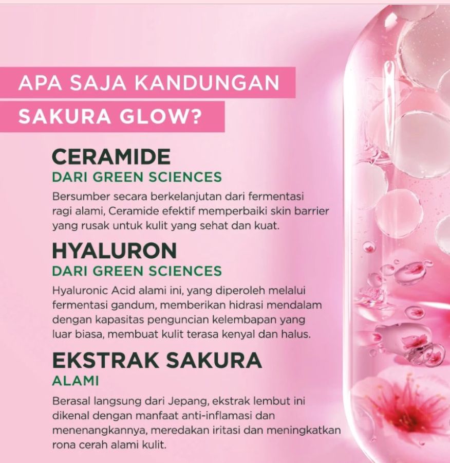 Garnier Sakura Glow Hyaluron Sleeping Mask 50ml