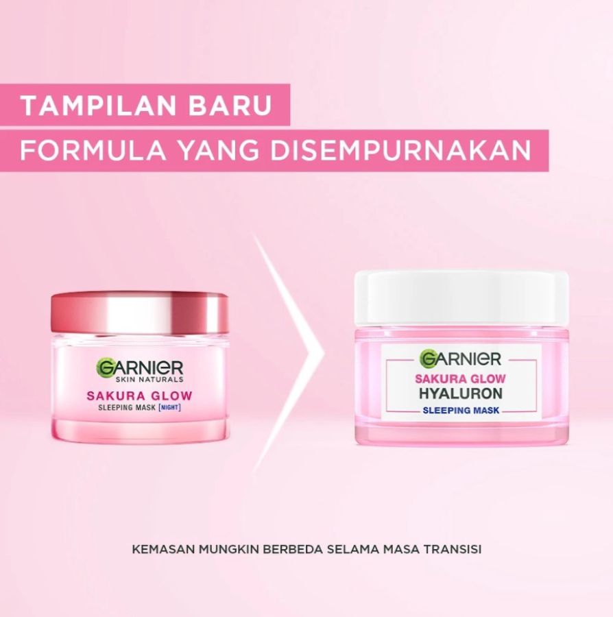 Garnier Sakura Glow Hyaluron Sleeping Mask 50ml