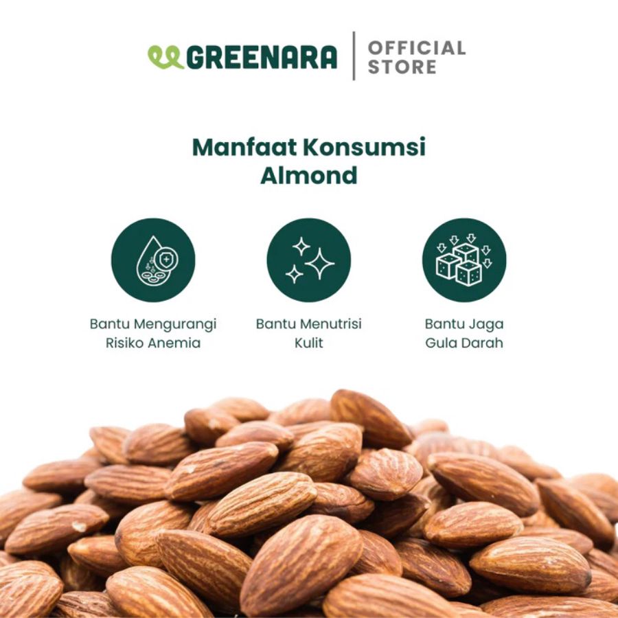 Greenara Dark Chocolate Almond 120gram