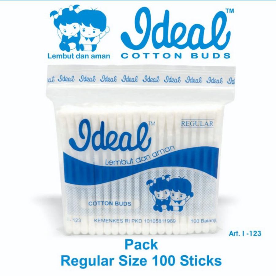 Ideal Cotton Buds Pak Besar 100stick