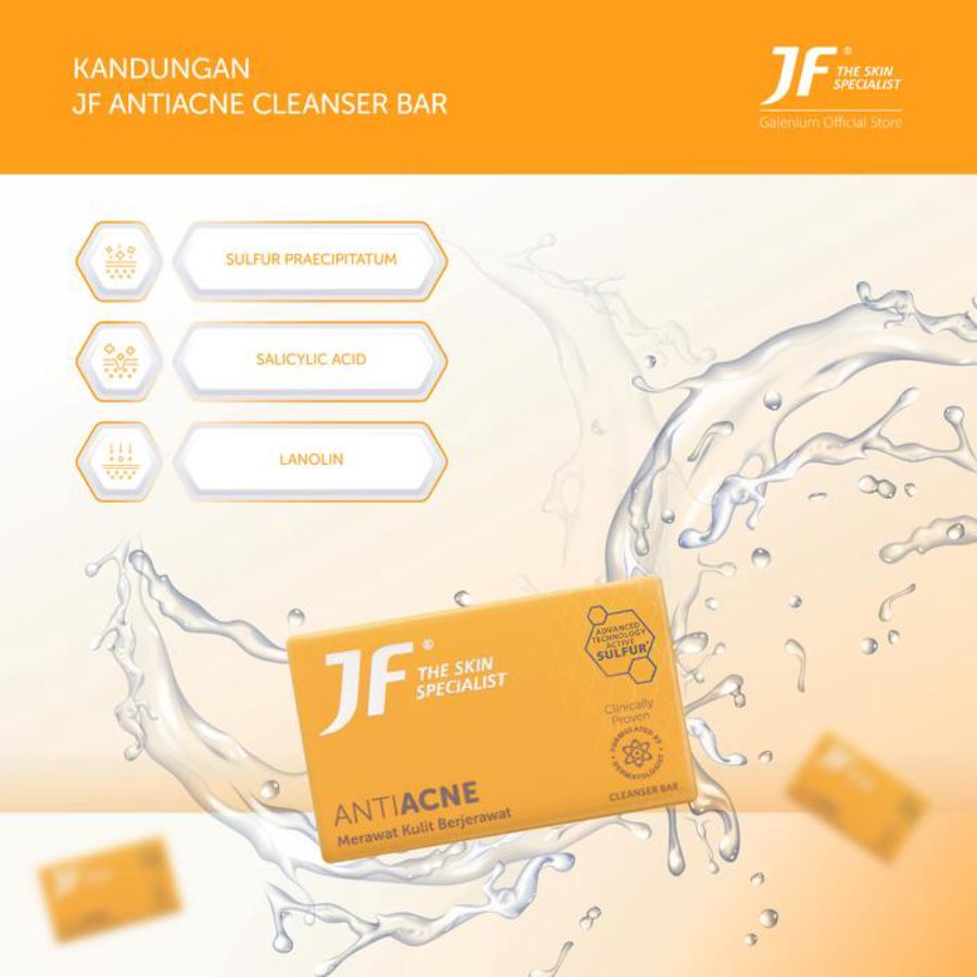 JF Sulfur Anti Acne Barsoap 90gram