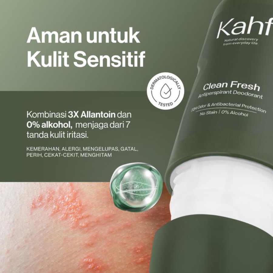 Kahf Clean Fresh Antisperspirant Deodorant Roll On 45ml