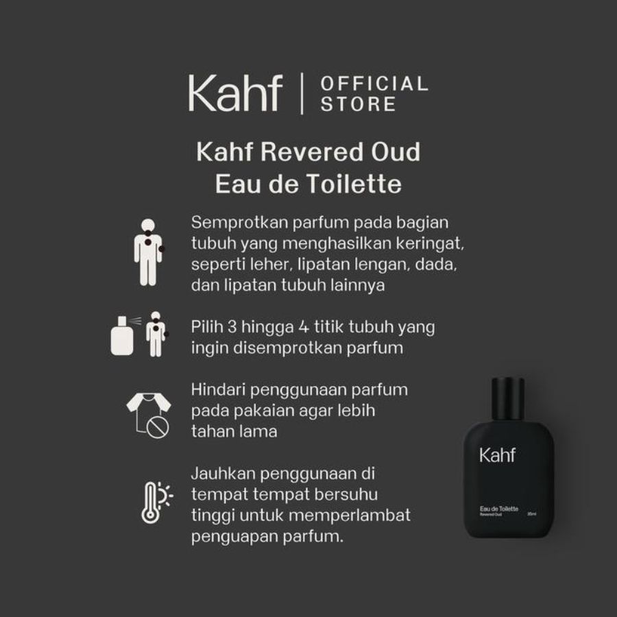 Kahf Revered Oud Eau De Toilette 35ml