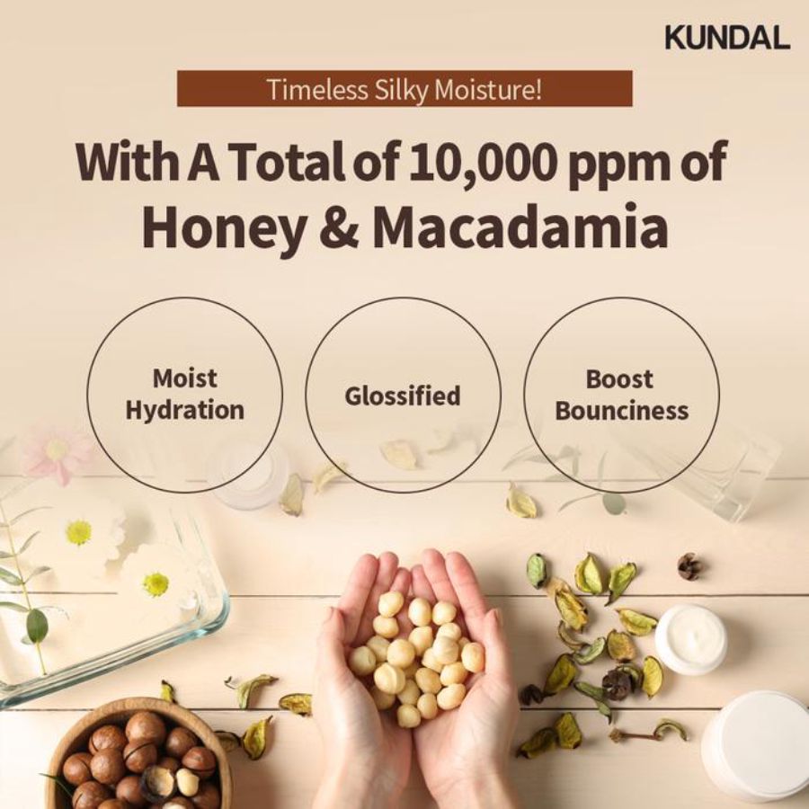 Kundal Honey & Macadamia Hair Treatment White Musk 500ml