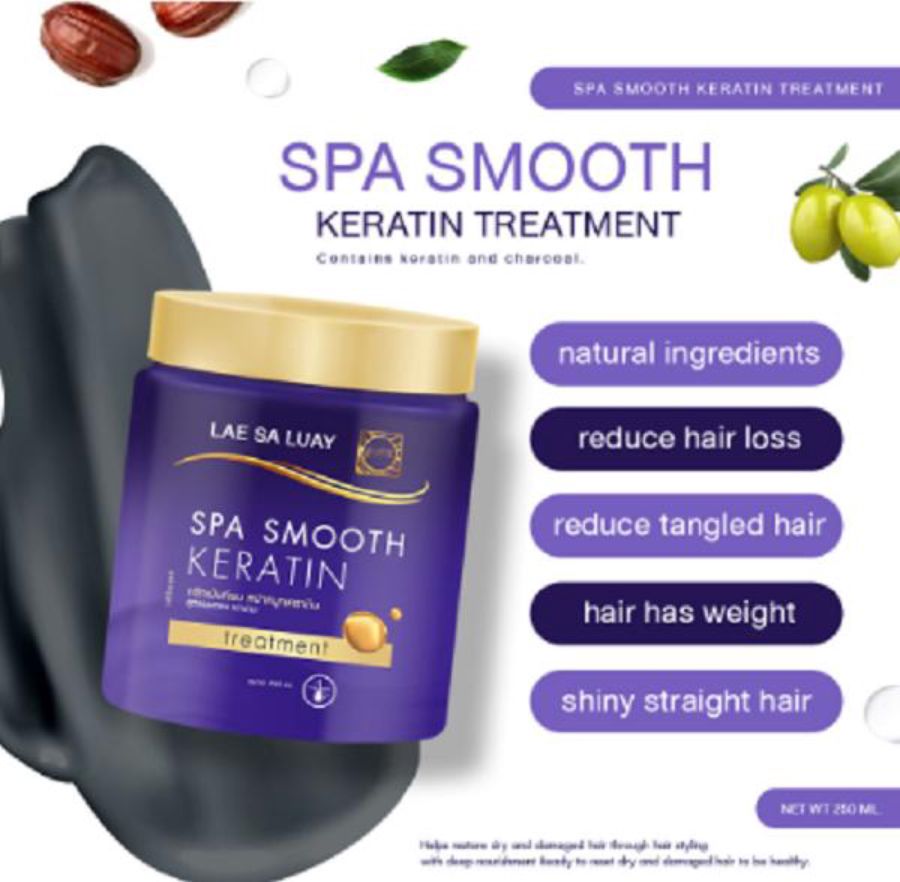 Lae Sa Luay Spa Smooth Keratin Hair Treatment 250ml
