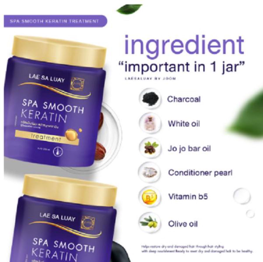 Lae Sa Luay Spa Smooth Keratin Hair Treatment 250ml
