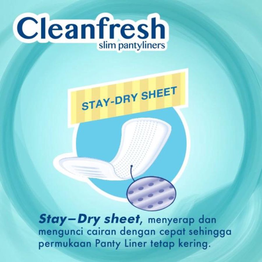 Laurier Cleanfresh Non Perfume Pantyliner 40pads