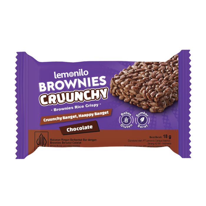 Lemonilo Brownies Crunchy Chocolate 18gram