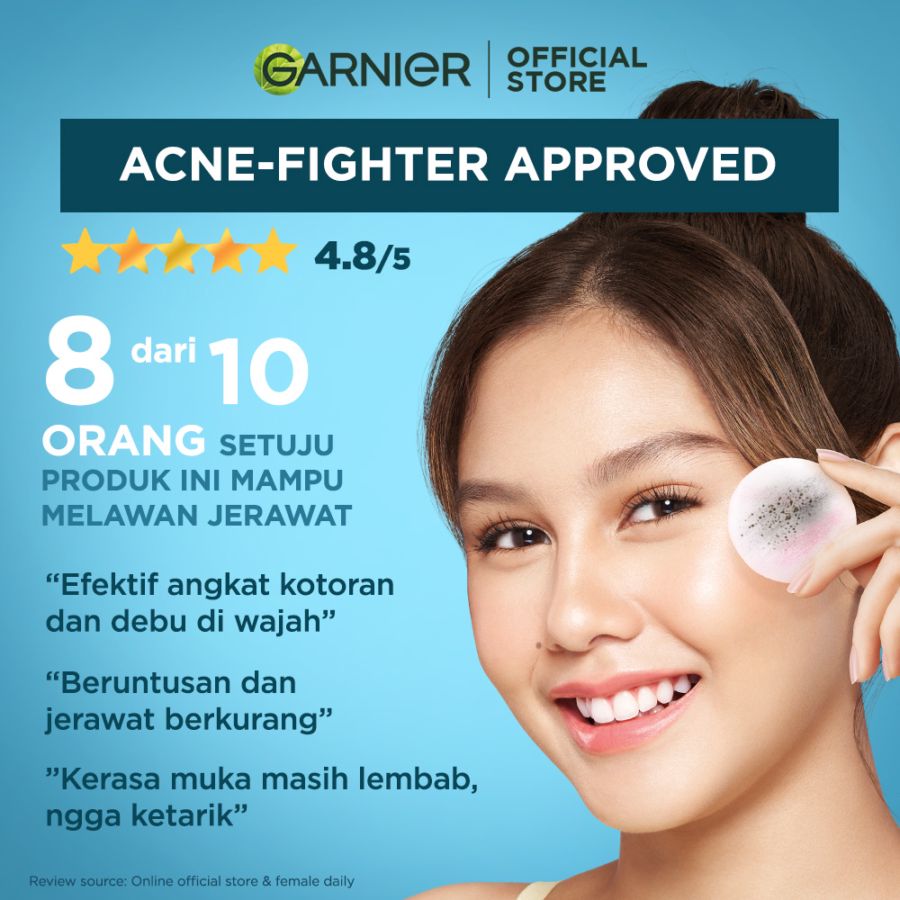 Garnier Micellar Water Salicylic BHA Pembersih Make Up 400ml