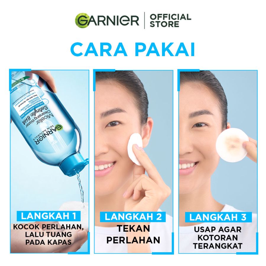 Garnier Micellar Water Salicylic BHA Pembersih Make Up 400ml