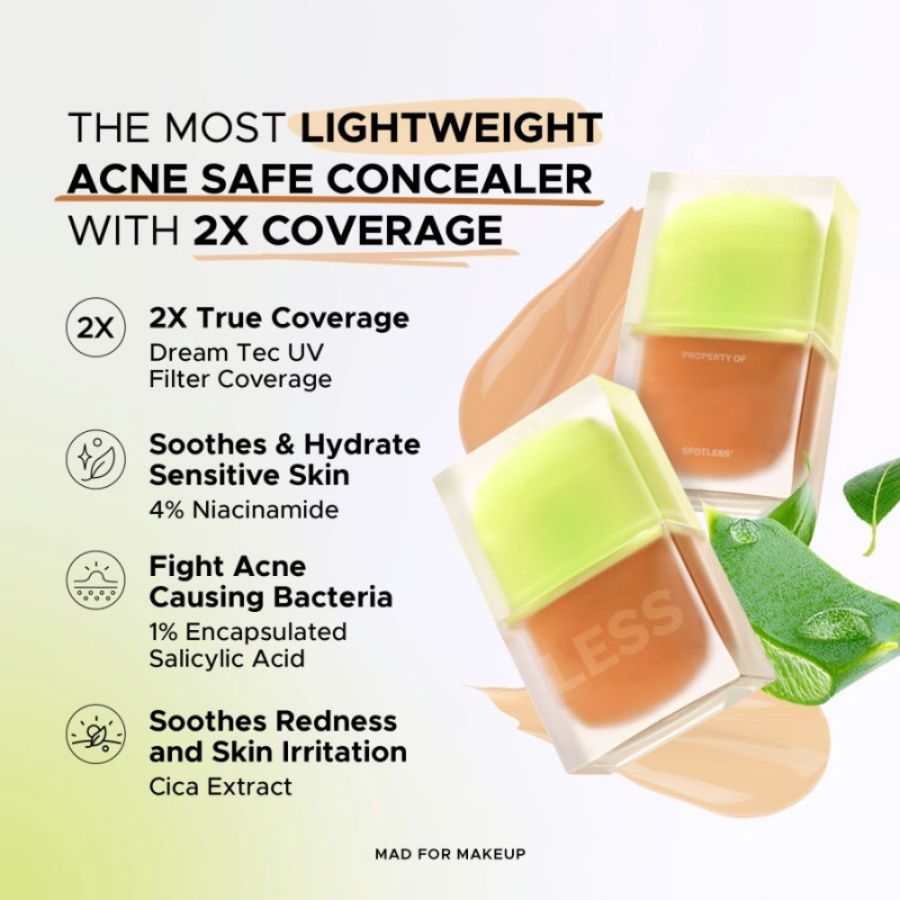 Mad For Makeup Spotless+ DreamTec UV Filter N2 Cashew Concealer 8ml