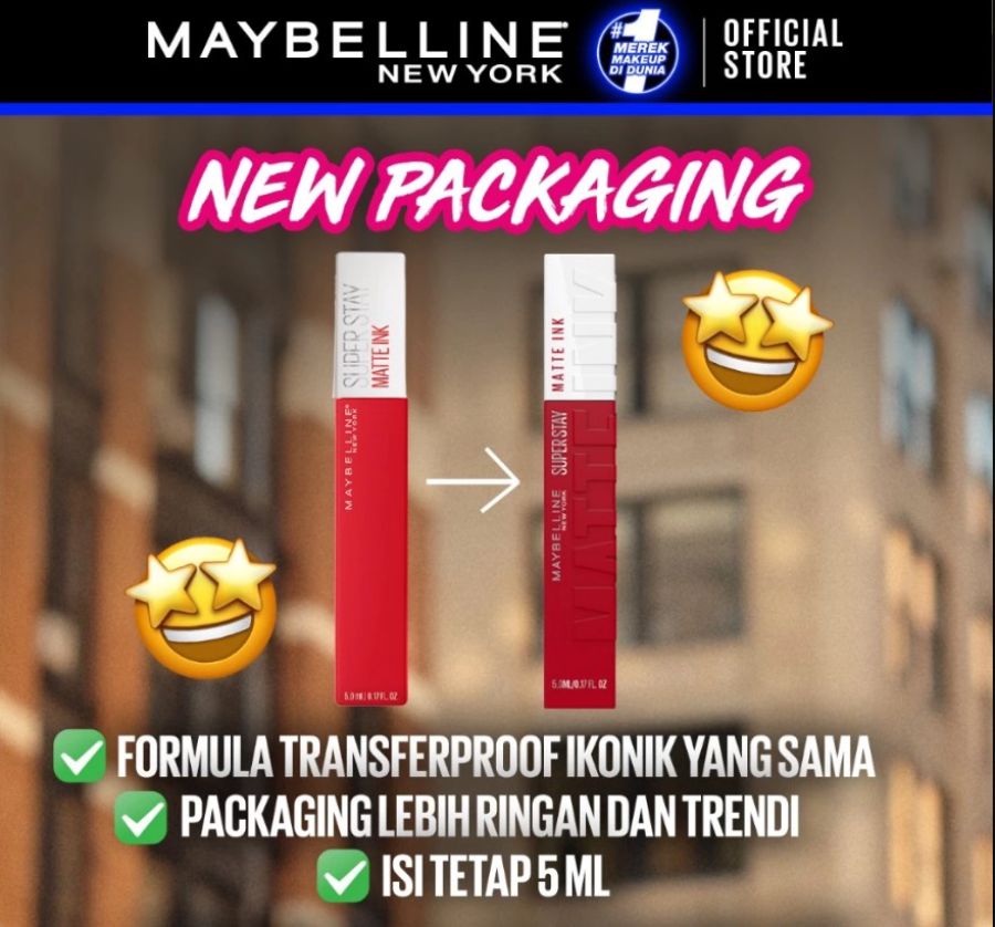 Maybelline Superstay Matte Ink 70 Amazonian Lipcream 5ml