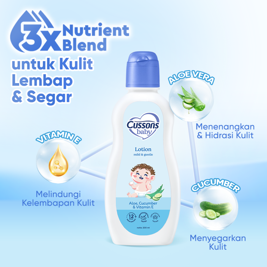 Cussons Baby Lotion Mild & Gentle 200ml