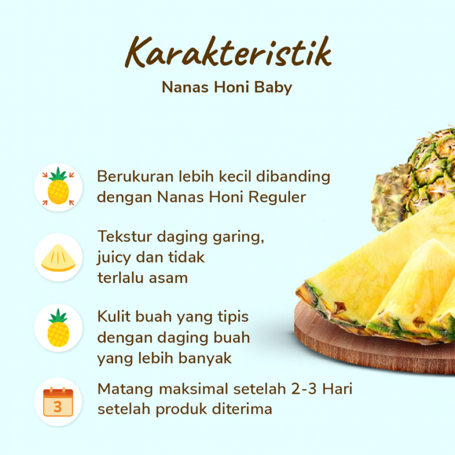 Nanas Honi Baby Astro Farm 500-900 gram 1 pcs