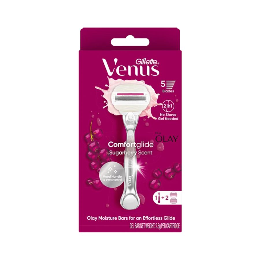 Gillette Venus Comfortglide Sugarberry Scent Alat Cukur 1pack