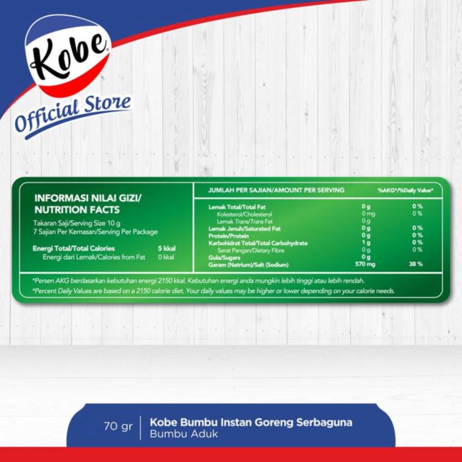 Kobe Selera Bumbu Goreng Serbaguna 70gram