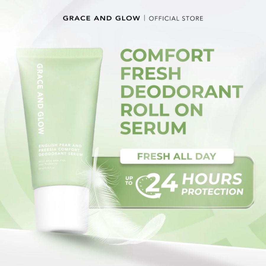 Grace and Glow English Pear & Freesia Comfort Deodorant Serum 50ml