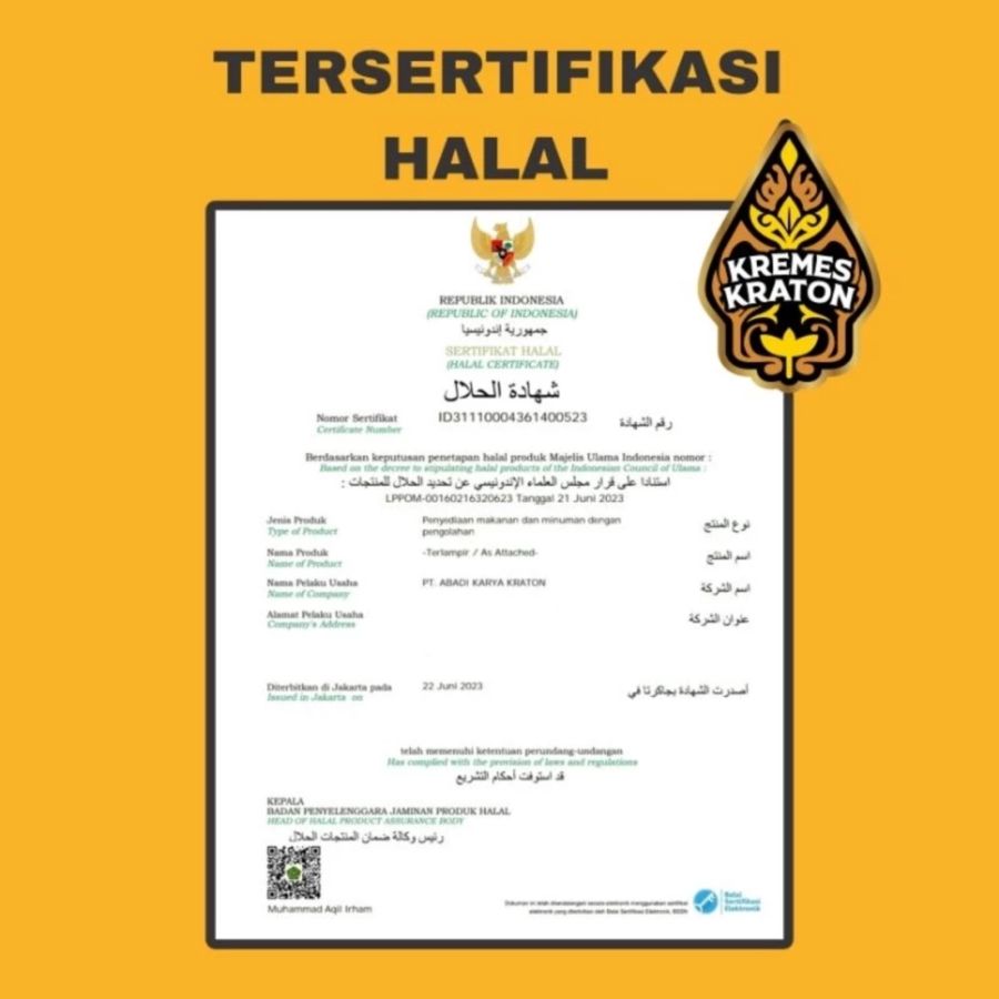 Kremes Kraton Sapi Panggang 260gram