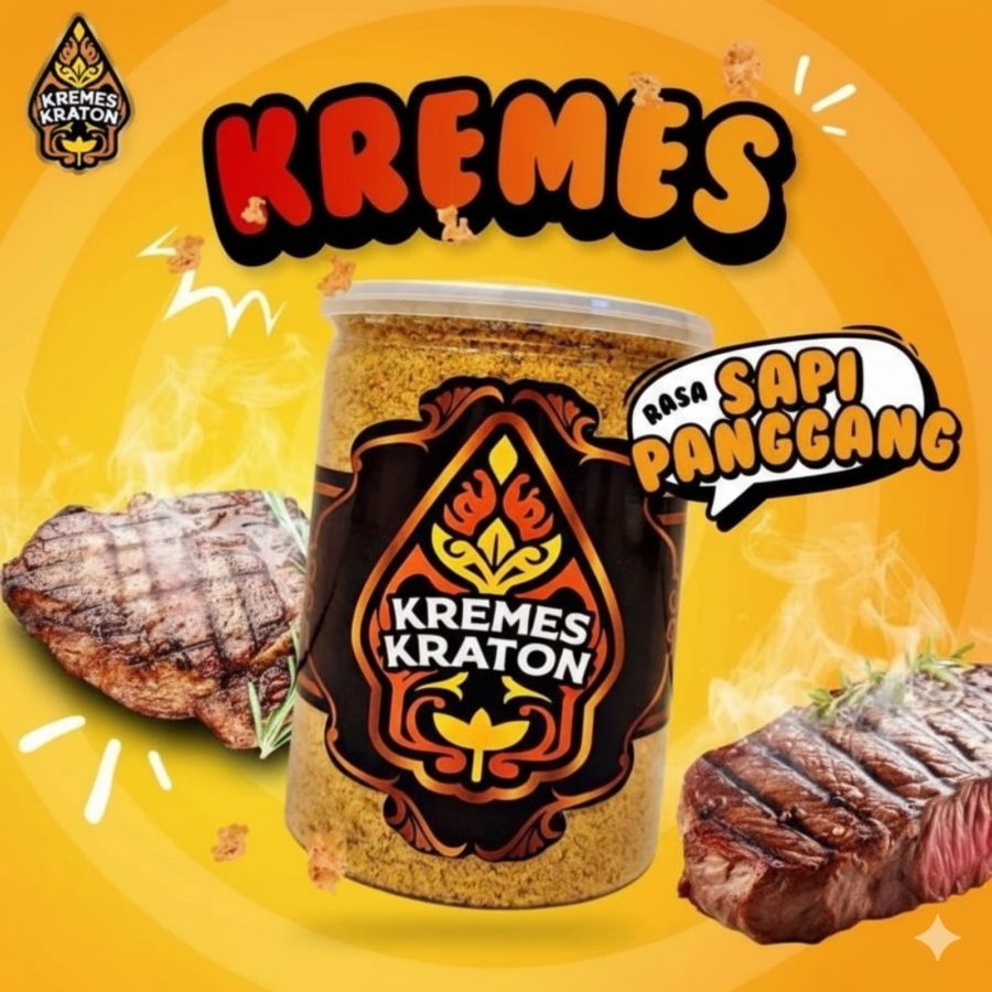 Kremes Kraton Sapi Panggang 260gram