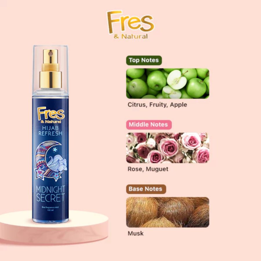 Fres & Natural Hijab Refresh Midnight Secret 100ml